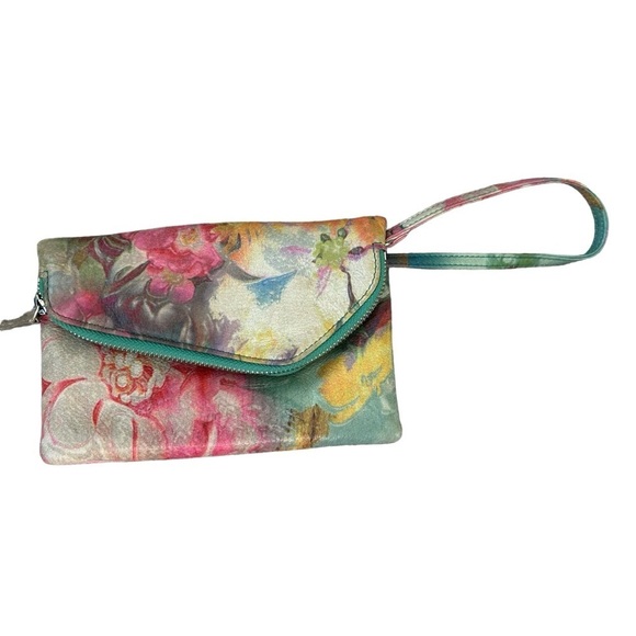 🌸 Hobo Floral Crossbody Purse / Wristlet - Picture 1 of 11